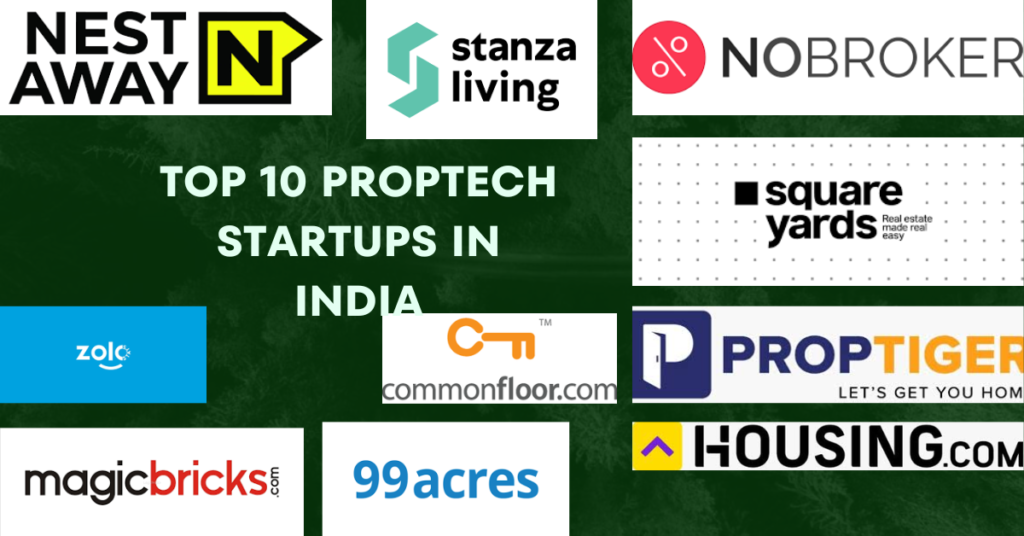 Top 10 PropTech Startups in India