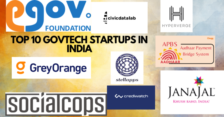 Top 10 GovTech Startups in India