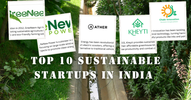 Top 10 Sustainable Startups in India