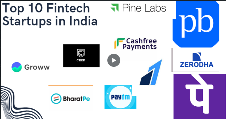 Top 10 Fintech Startups in India