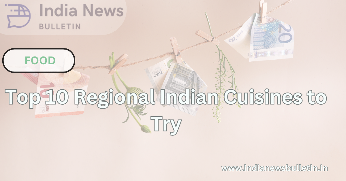 Top 10 Regional Indian Cuisines to Try