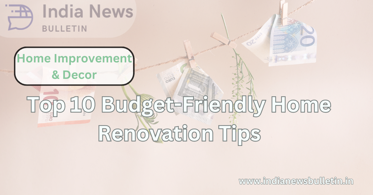 Top 10 Budget-Friendly Home Renovation Tips