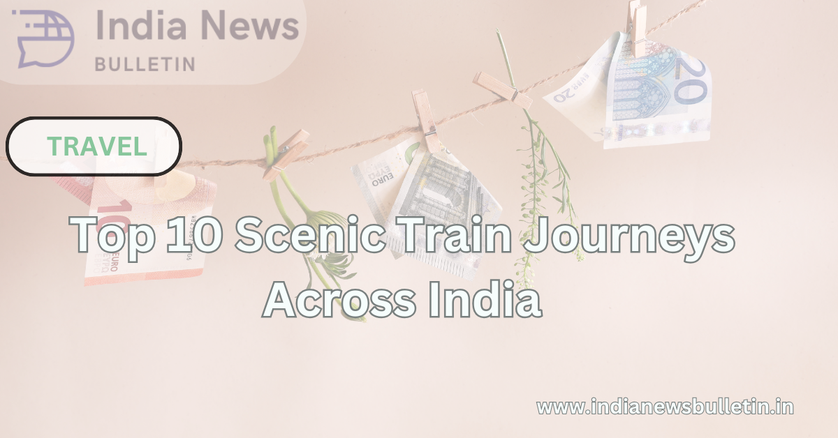 Top 10 Scenic Train Journeys Across India