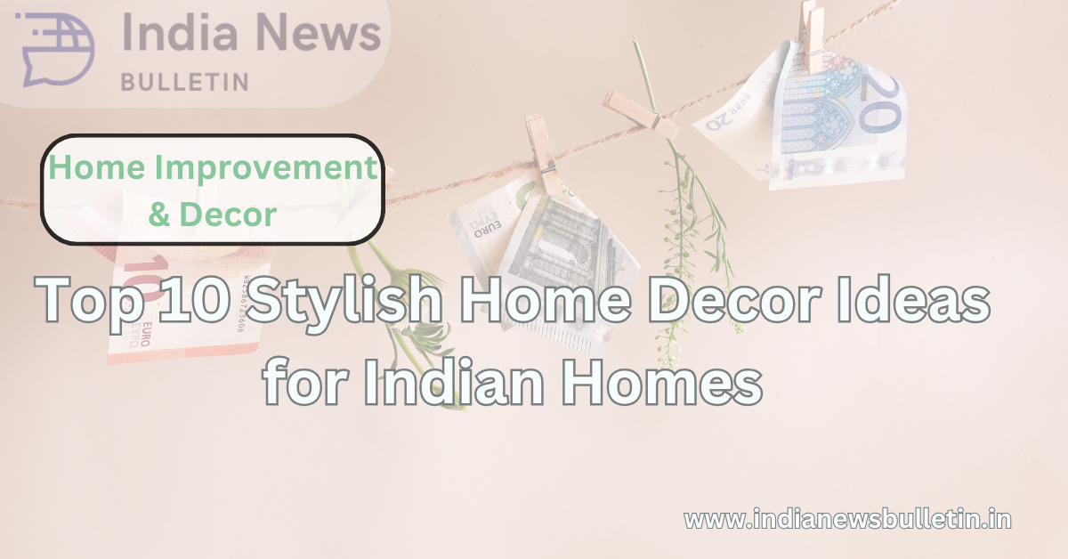 Top 10 Stylish Home Decor Ideas for Indian Homes