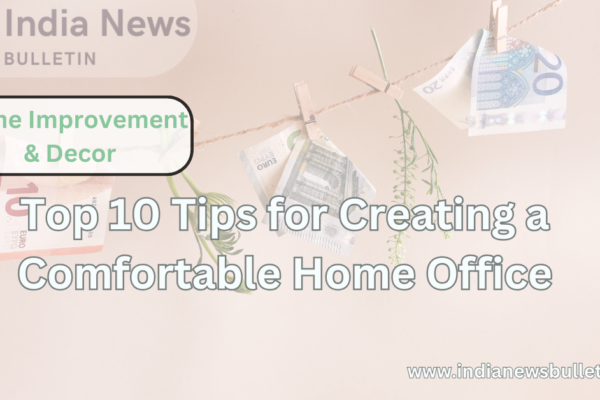 Top 10 Tips for Creating a Comfortable Home Office