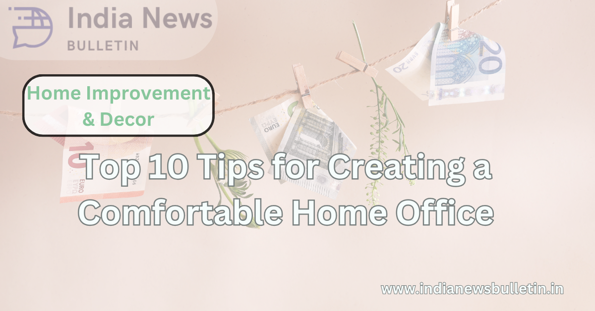 Top 10 Tips for Creating a Comfortable Home Office