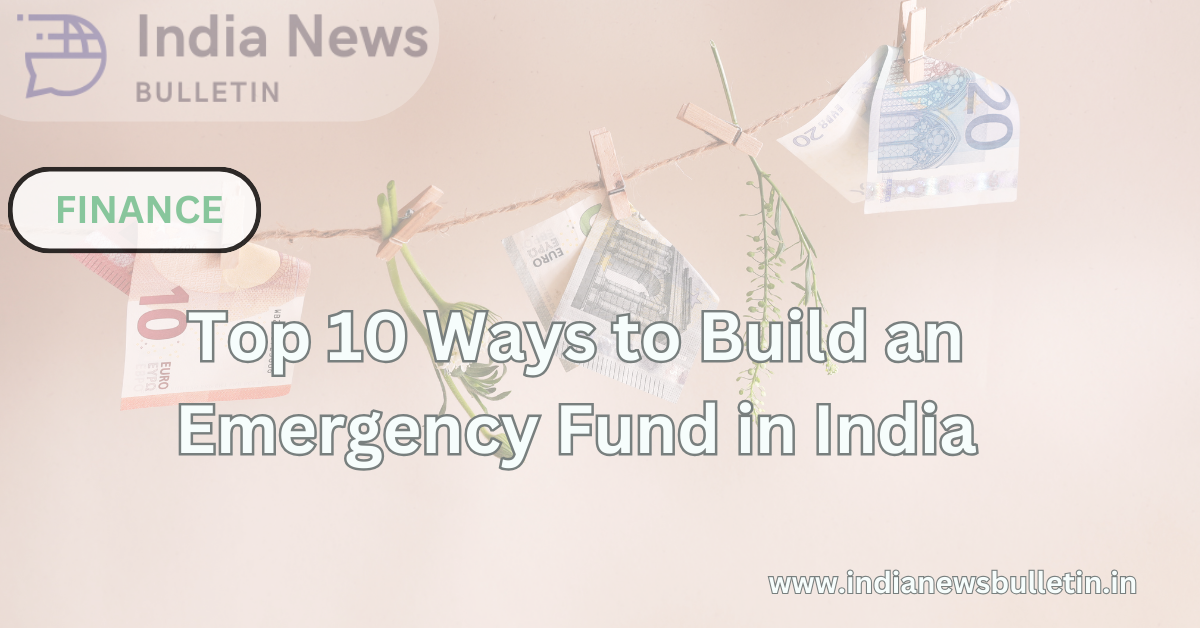 Top 10 Ways to Build an Emergency Fund in India